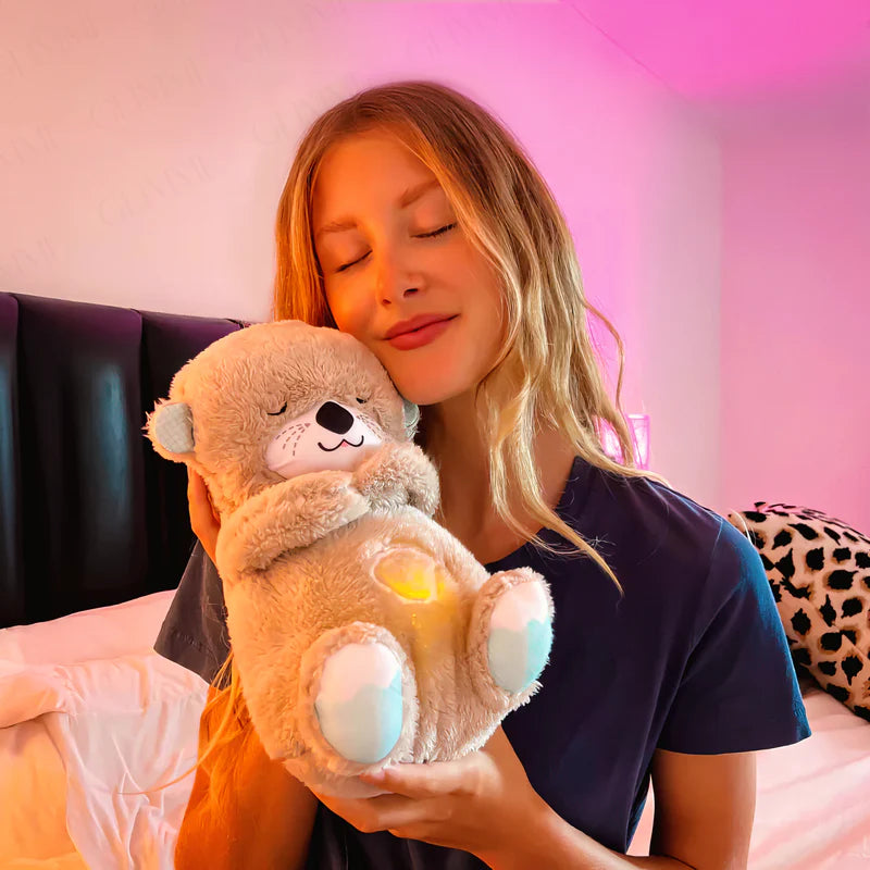 GlowHug Bear Soothing Sleep Teddy with Music