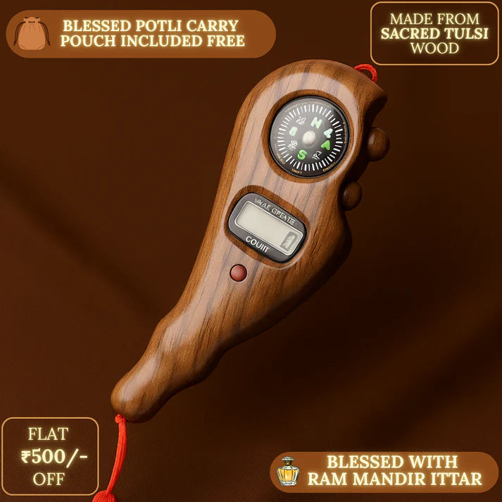 Ram Mandir Blessed Tulsi Jap Counter